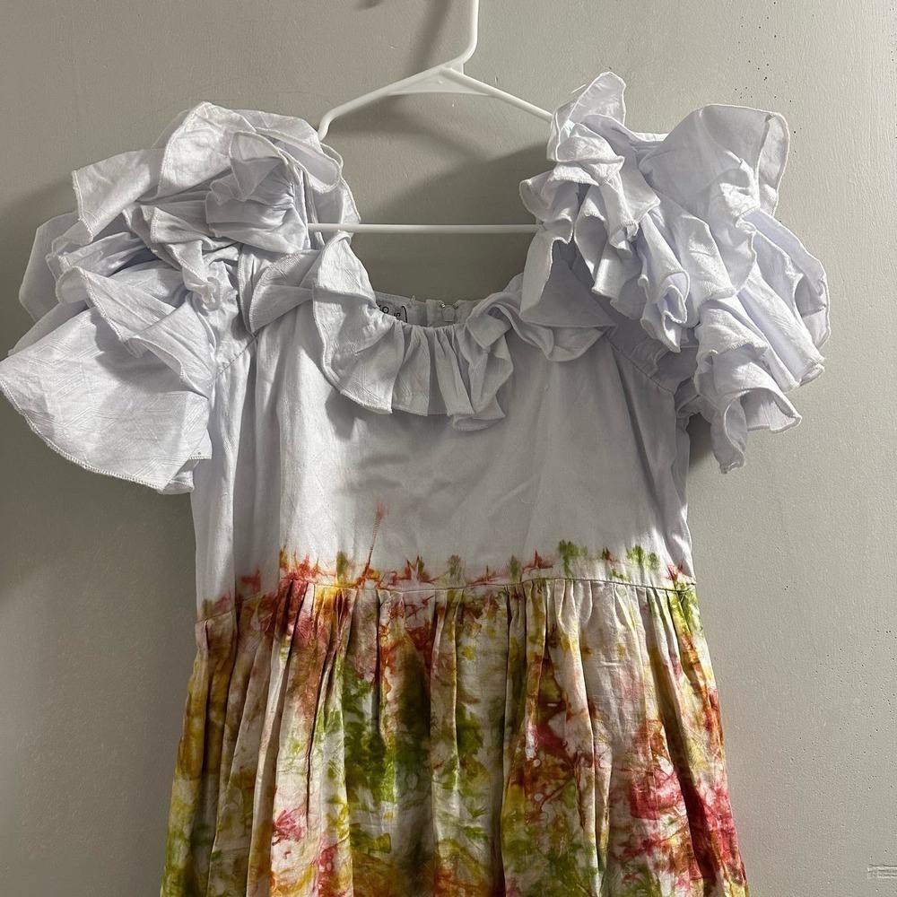 Busayo Folake Printed Ruffle Dress - Picture 3 of 13